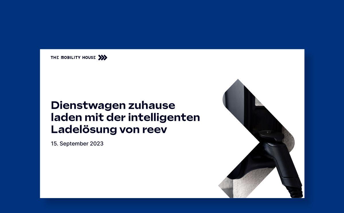 Webinar reev Dienstwagen laden